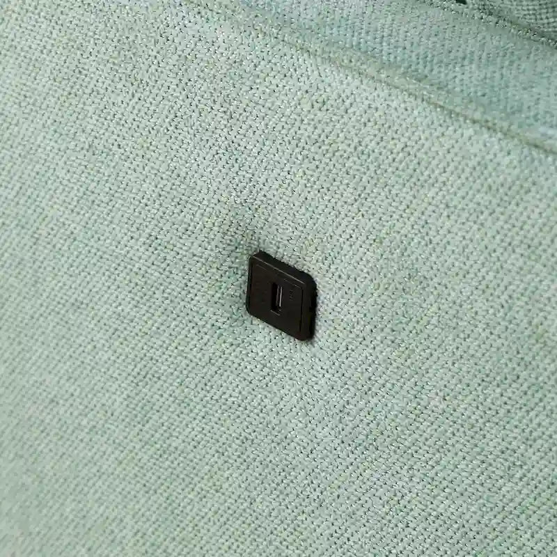Canapé deux places du milieu du siècle avec ports de chargement USB