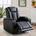 Fauteuil inclinable électrique avec ports USB et porte-gobelets