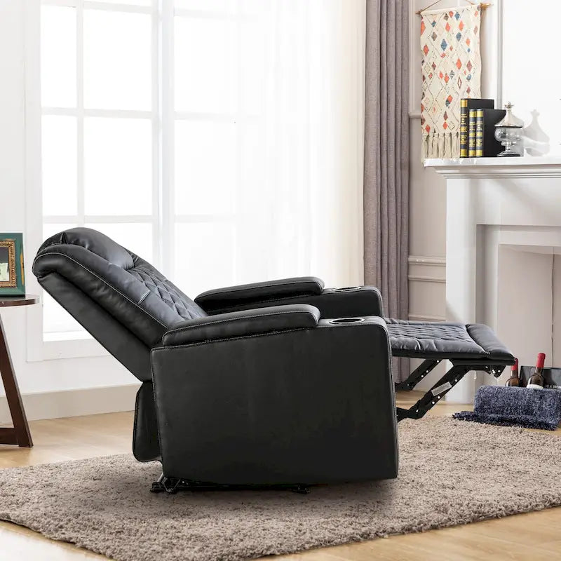 Fauteuil inclinable électrique avec ports USB et porte-gobelets