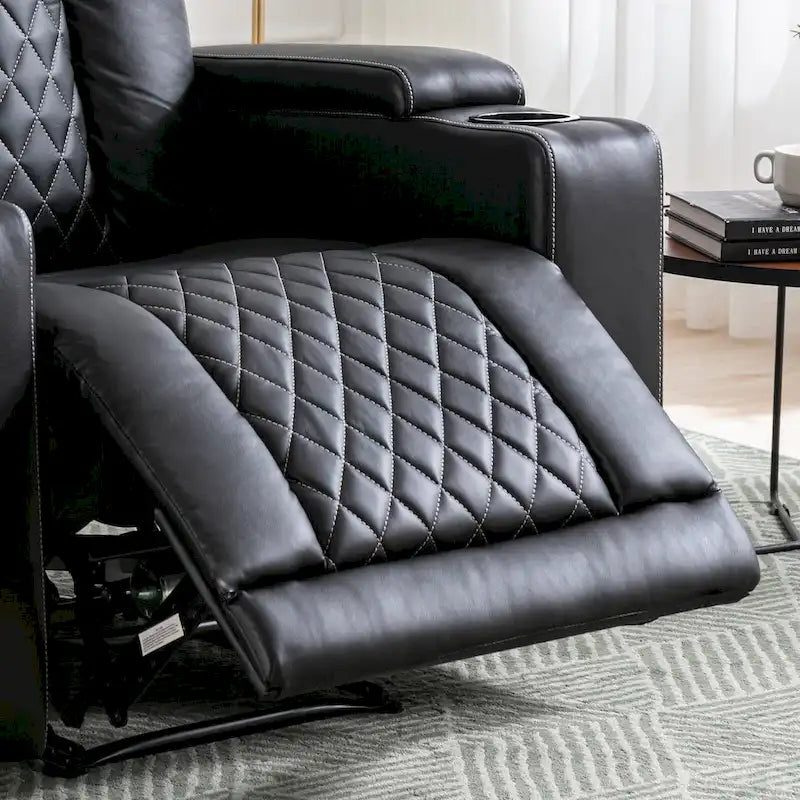 Fauteuil inclinable électrique avec ports USB et porte-gobelets