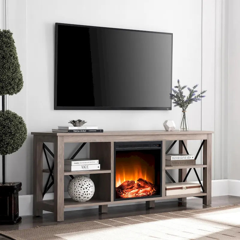 Meuble TV de style campagnard