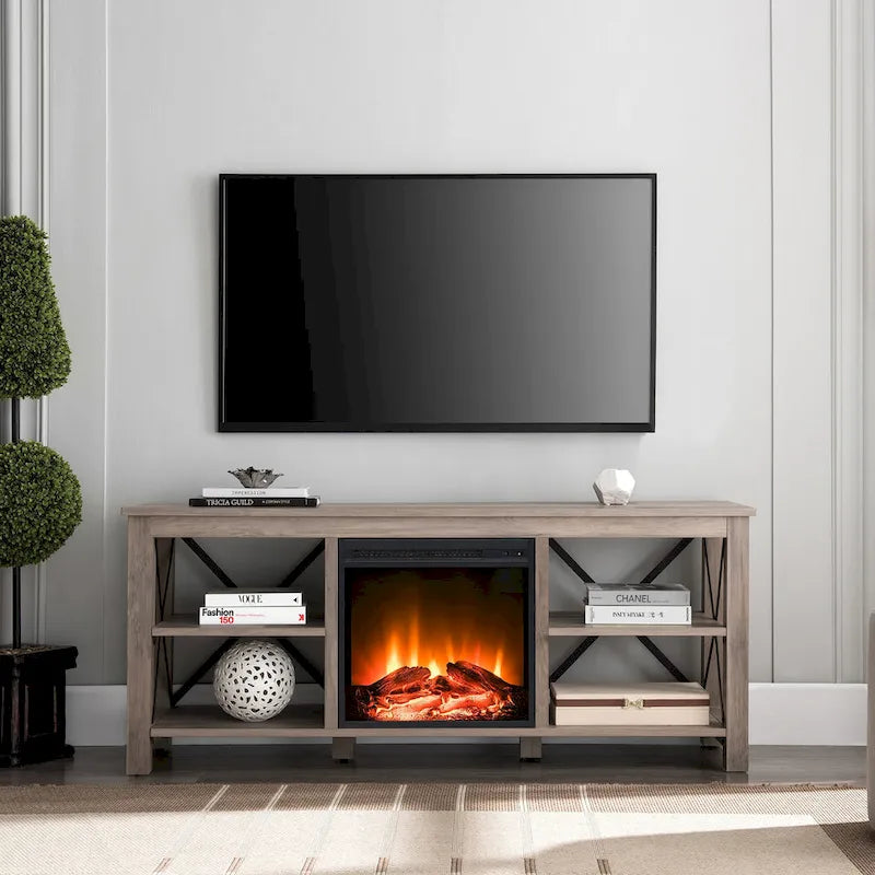 Meuble TV de style campagnard