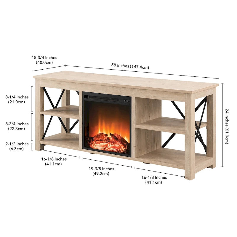 Meuble TV de style campagnard