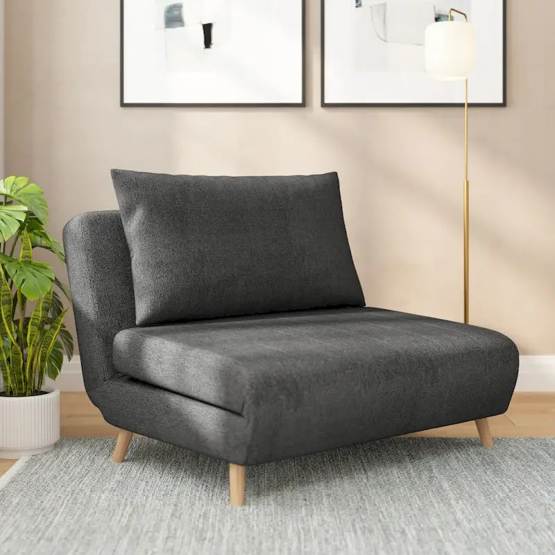 Fauteuil convertible 3-en-1 | Chaise, fauteuil inclinable et lit simple