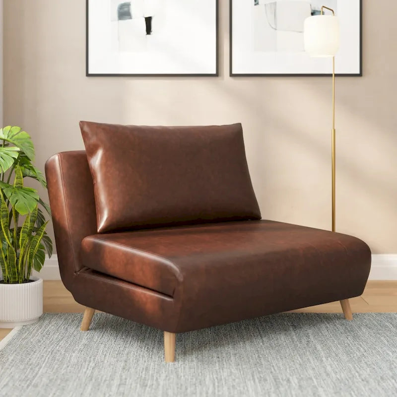 Fauteuil convertible 3-en-1 | Chaise, fauteuil inclinable et lit simple