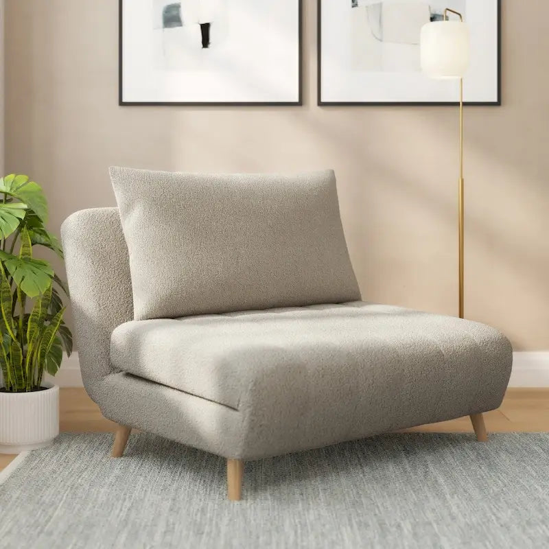 Fauteuil convertible 3-en-1 | Chaise, fauteuil inclinable et lit simple