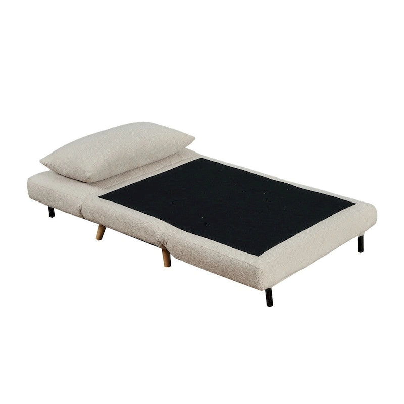 Fauteuil convertible 3-en-1 | Chaise, fauteuil inclinable et lit simple