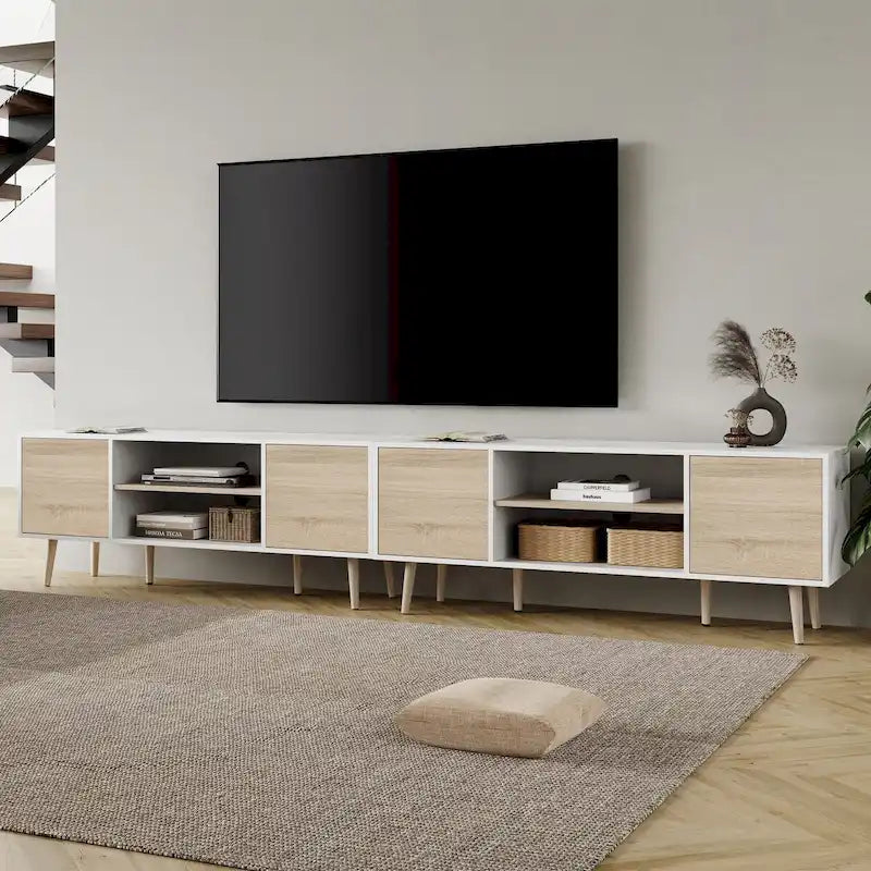 Meuble TV extra large de 106 pouces