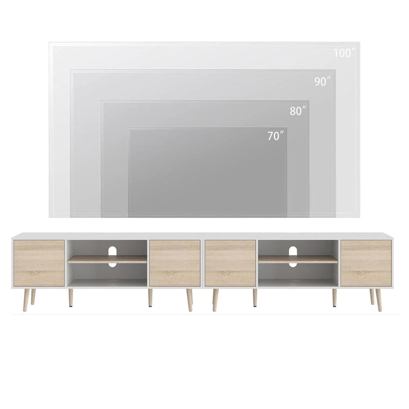 Meuble TV extra large de 106 pouces