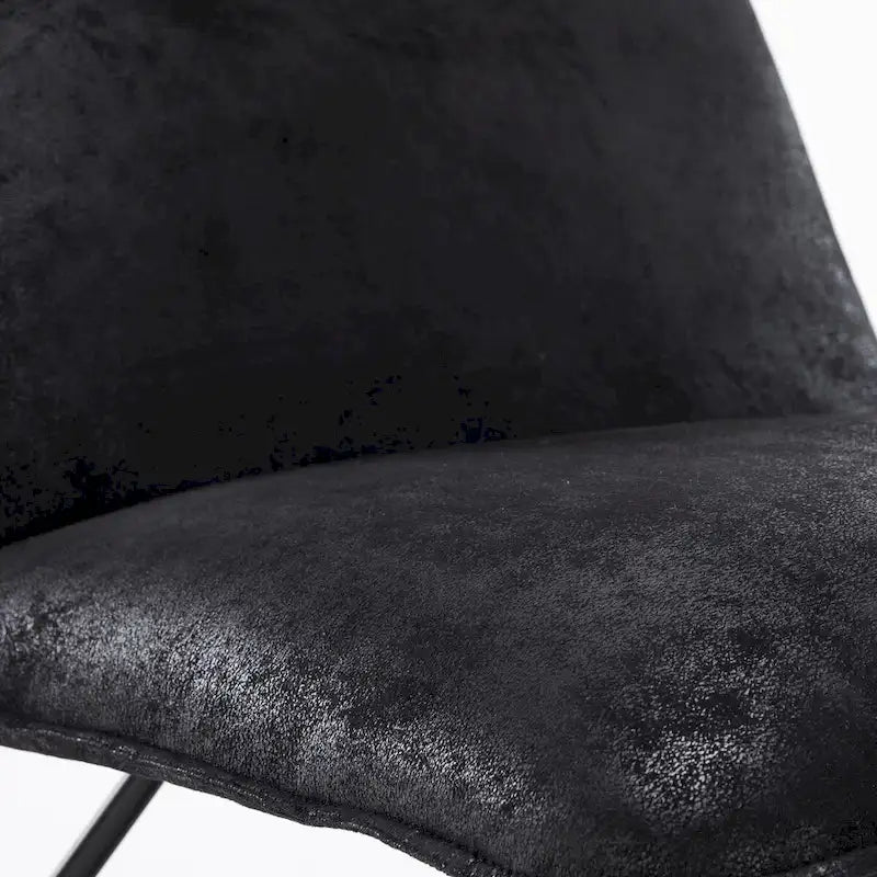 Fauteuil d'appoint Mid-Century en similicuir avec dossier réglable | 8 coloris