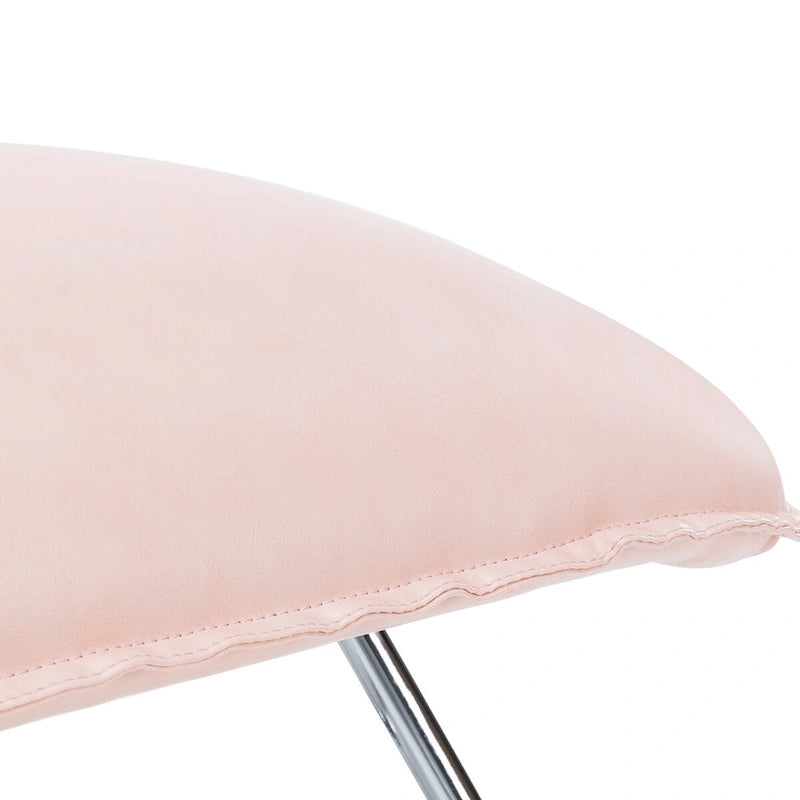 Fauteuil d'appoint Mid-Century en similicuir avec dossier réglable | 8 coloris