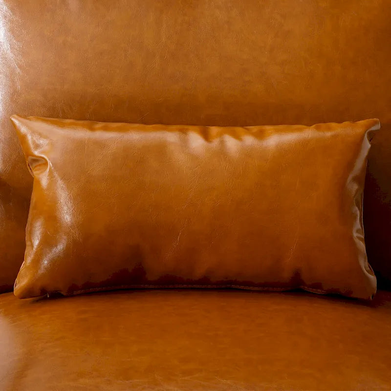 Fauteuil d'appoint 26" en mélange de lin avec pieds en bois et coussin lombaire | 3 couleurs