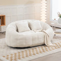 Causeuse-Pouf Grande Hauteur Chenille