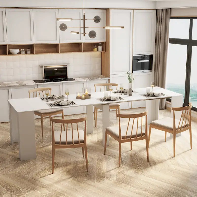 Console et table à manger extensible | 4 à 8 personnes | 5 tailles
