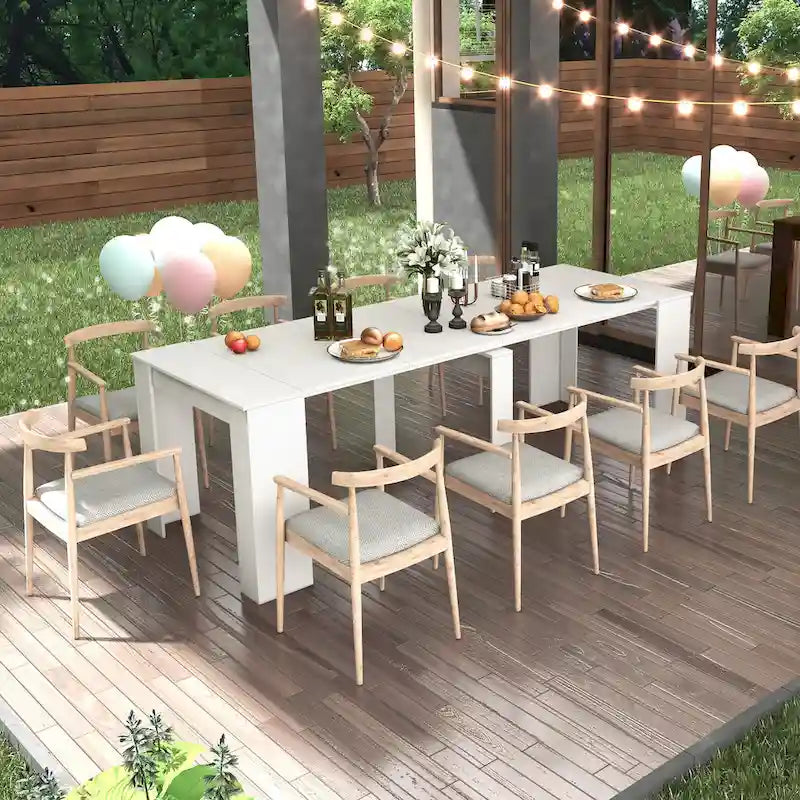 Console et table à manger extensible | 4 à 8 personnes | 5 tailles