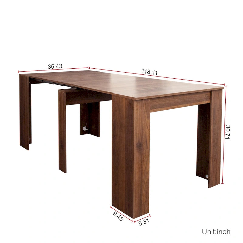 Console et table à manger extensible | 4 à 8 personnes | 5 tailles